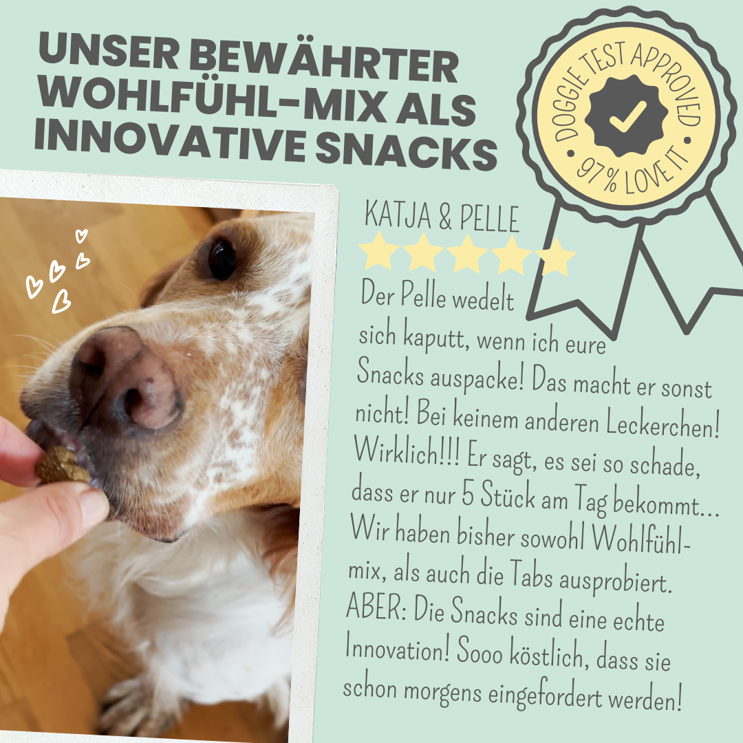 Wohlfühlsnacks bei Stress, Angst + Unruhe