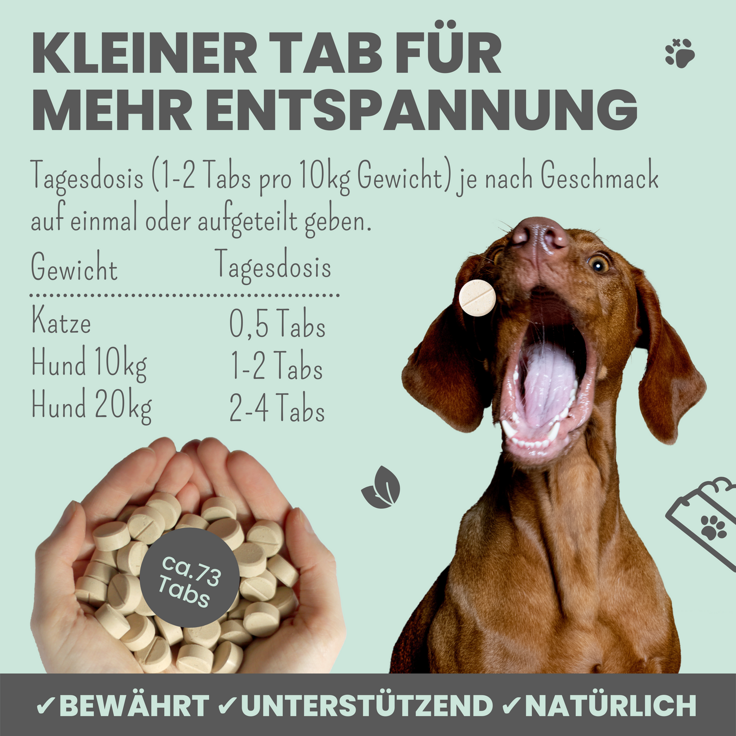 Wohlfühltabs bei Stress, Angst + Unruhe