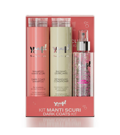 Shampoo + Pflegespray Set - Rotes und dukles Fell