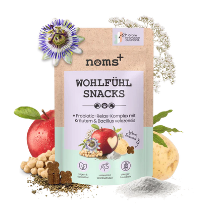 Wohlfühlsnacks für Hunde bei Stress, Angst, Unruhe & Hyperaktivität